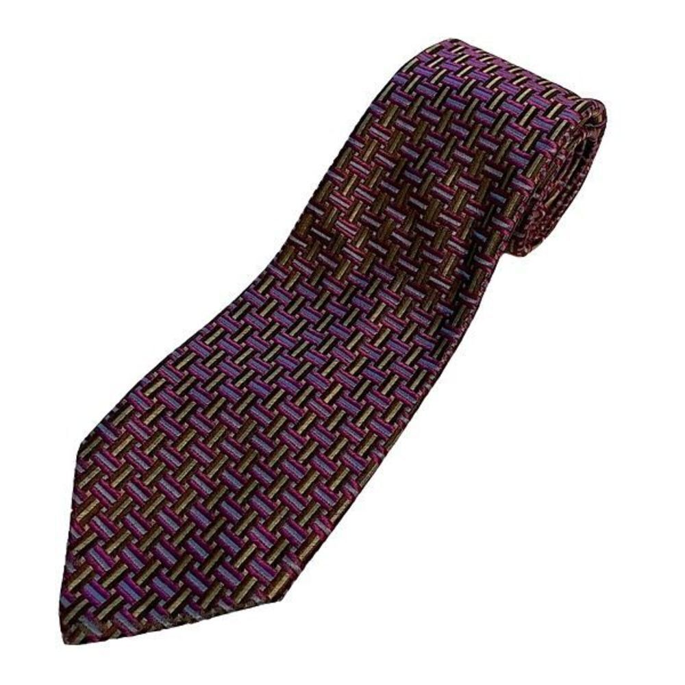 Dior‎ EUC Authentic 100% Silk Woven Pattern Tie